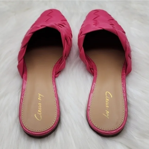 Circus by Sam Edelman Olena Mule Slides Flamingo Pink New In Box - Picture 12 of 16